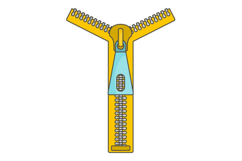 zipper-icon-cartoon-style