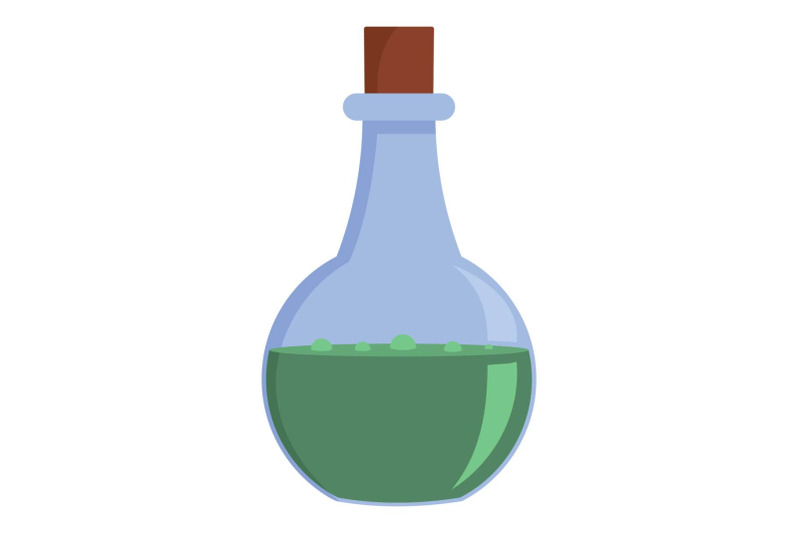 round-flask-icon-cartoon-style