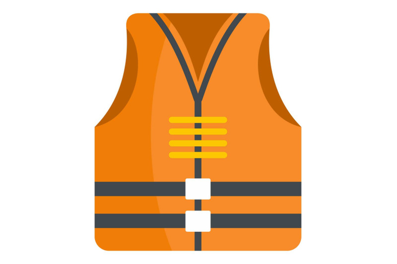 rescue-vest-icon-flat-style