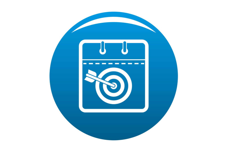 calendar-target-icon-blue-vector