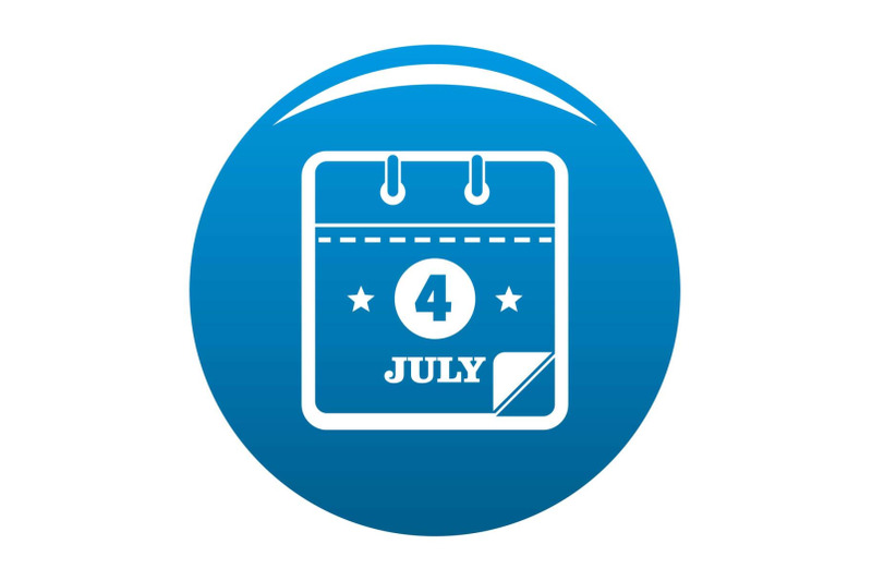 calendar-fourth-july-icon-blue-vector