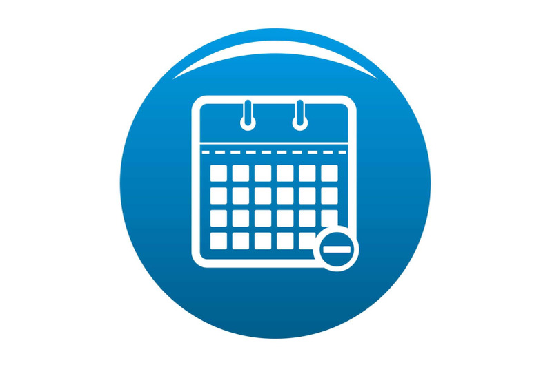 calendar-page-icon-blue-vector