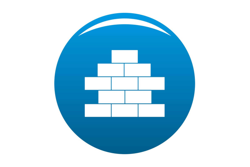 brick-wall-icon-blue-vector
