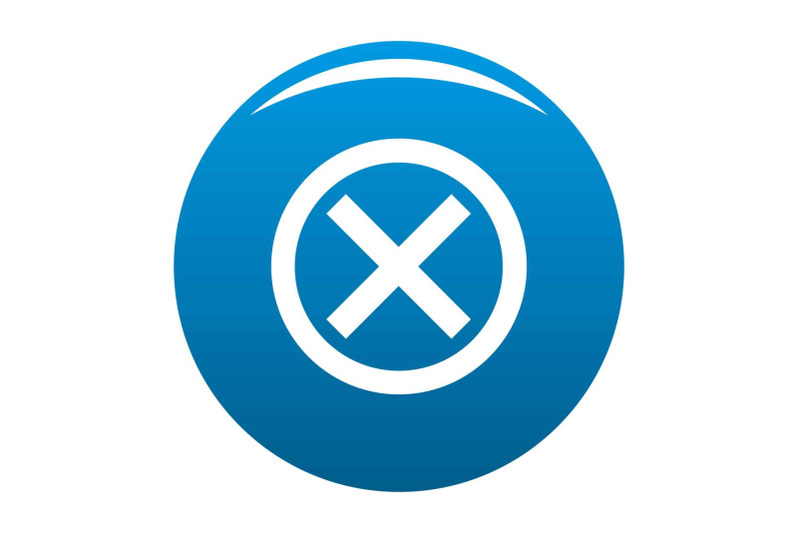 no-sign-icon-blue-vector