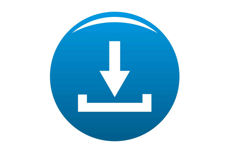 download-icon-blue-vector