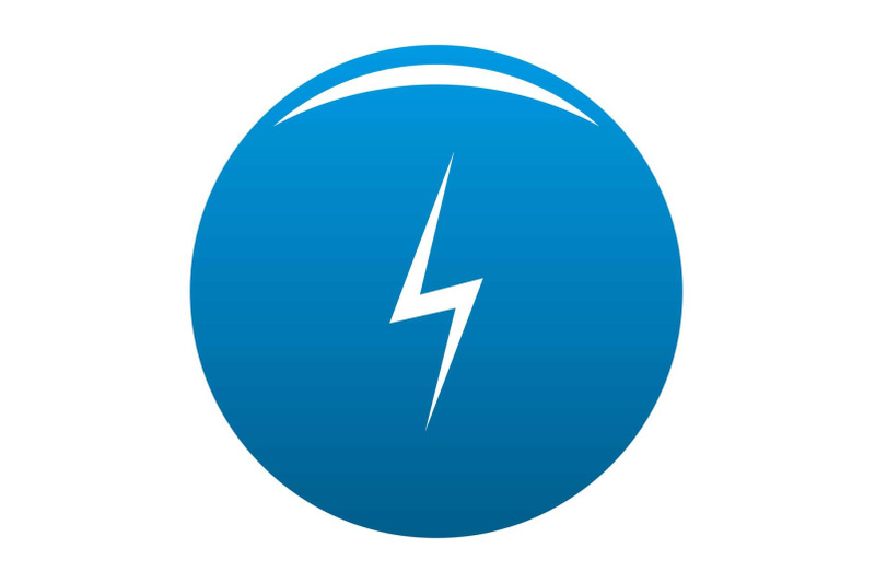 lightning-icon-blue-vector