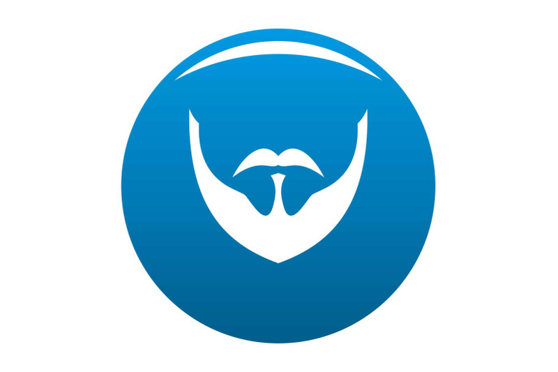 person-beard-icon-blue-vector