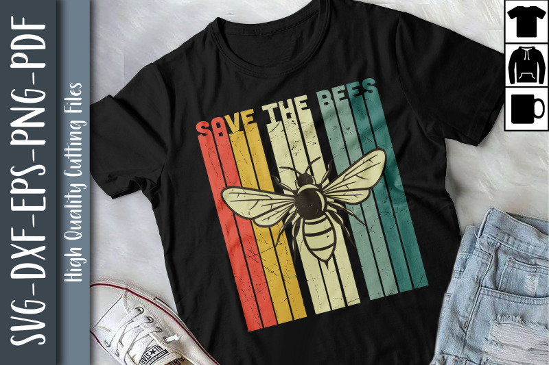 save-the-bees-retro-style-climate-change