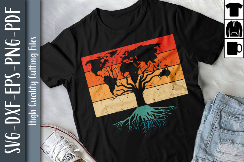 earth-day-cute-world-map-tree-pro-plant