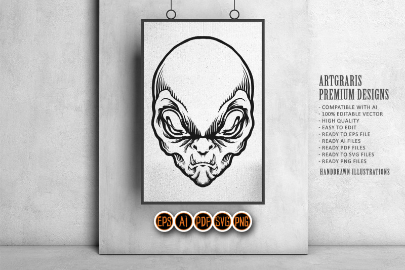 alien-head-predator-silhouette-clipart