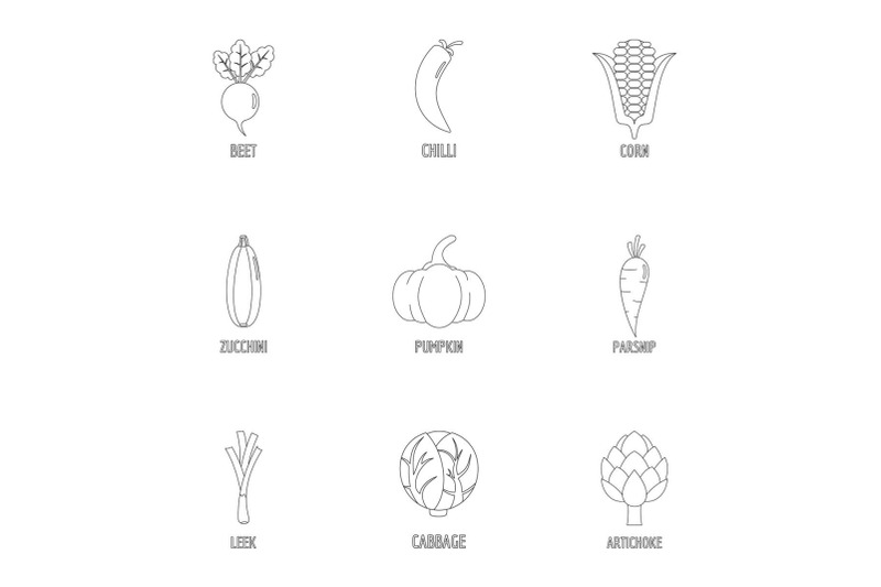 environmentally-friendly-icons-set-outline-style