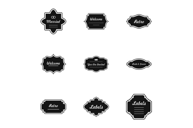 welcome-icons-set-simple-style