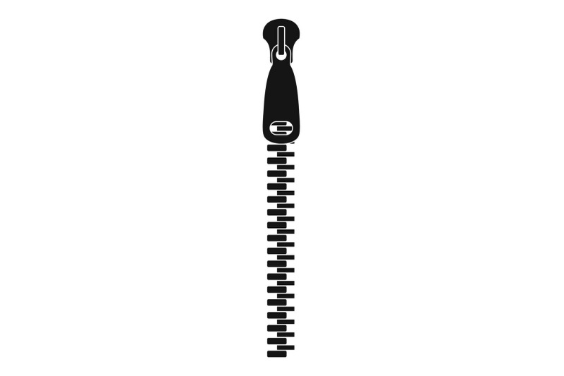 steel-zip-icon-simple-style