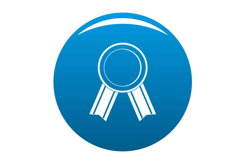 award-ribbon-icon-blue-vector