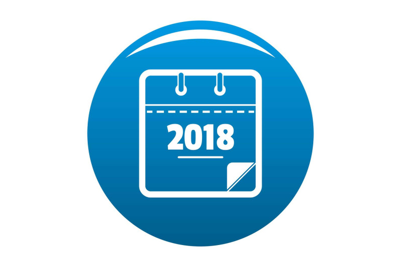 calendar-new-year-icon-blue-vector