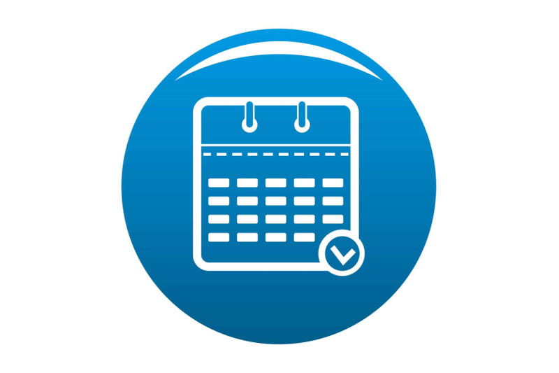 calendar-modern-icon-blue-vector