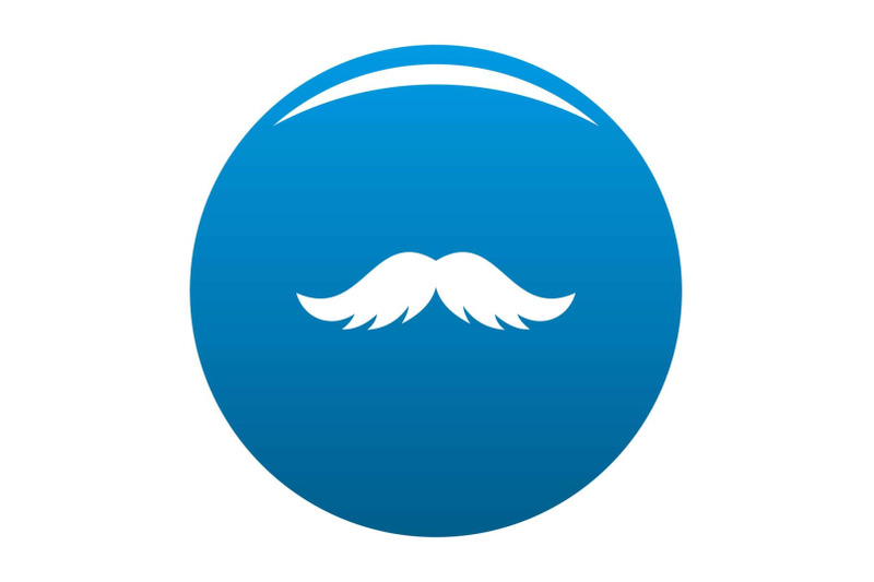 artificial-mustache-icon-blue-vector