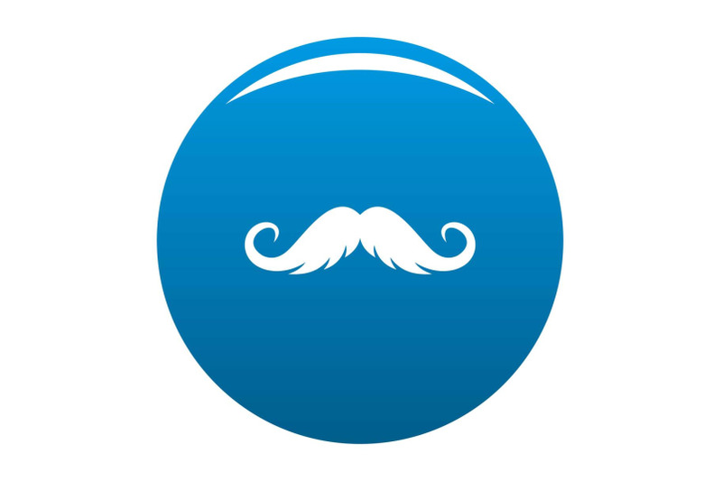 fluffy-mustache-icon-blue-vector