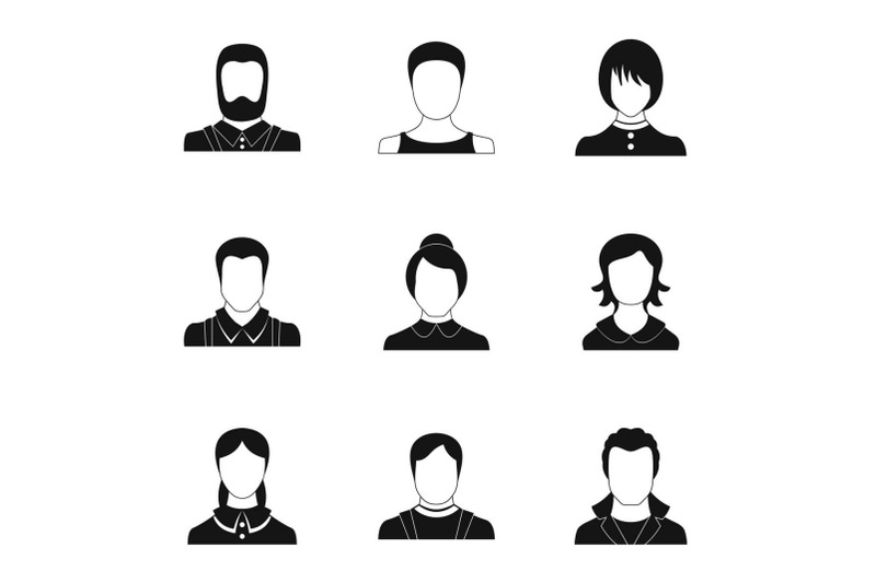 characteristic-icons-set-simple-style
