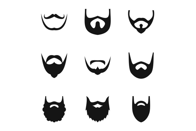 shave-icons-set-simple-style