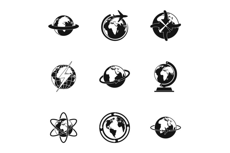 cosmic-icons-set-simple-style