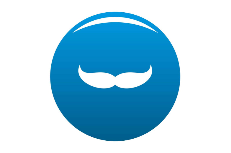 pointing-mustache-icon-blue-vector
