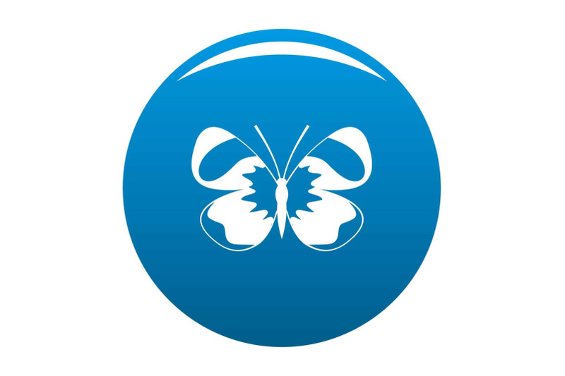 light-butterfly-icon-blue-vector