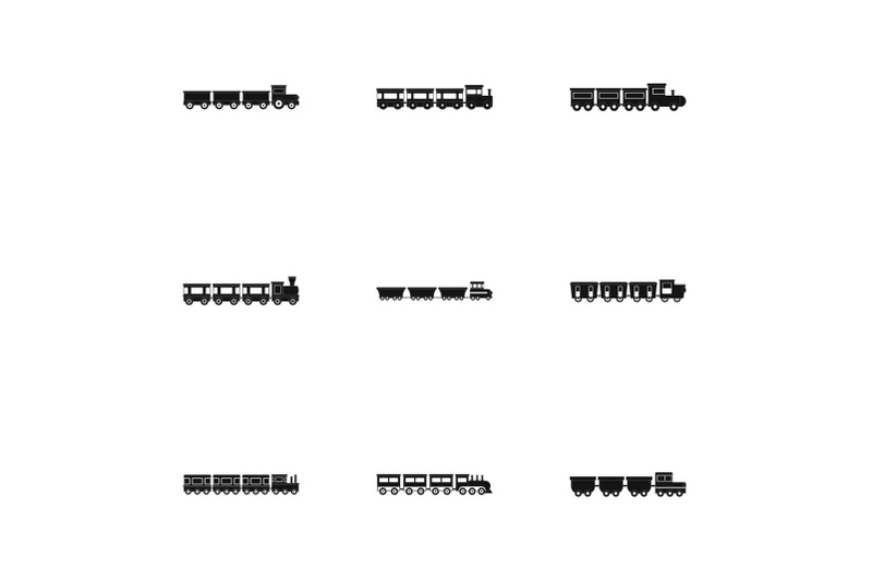 baby-play-icons-set-simple-style