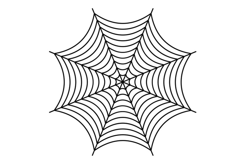 nice-spiderweb-icon-outline-style