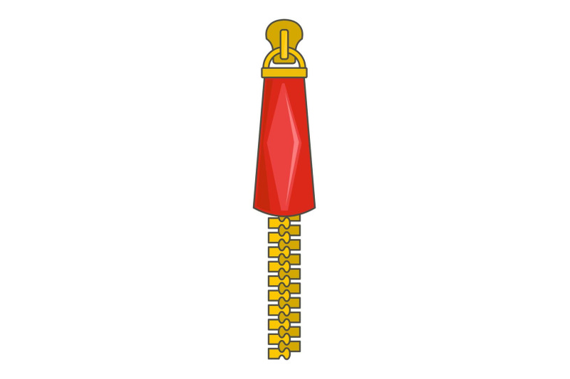 skirt-zip-icon-cartoon-style