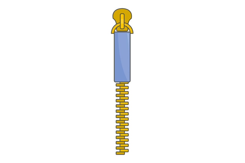 thin-zip-icon-cartoon-style