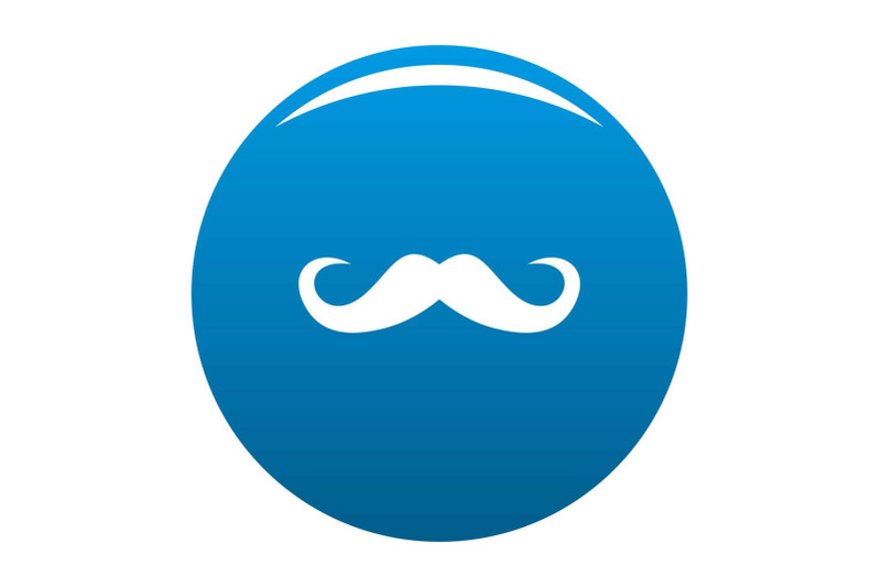 handlebar-mustache-icon-blue-vector