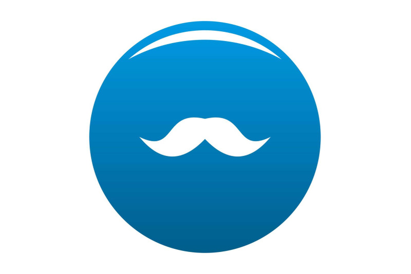 english-mustache-icon-blue-vector