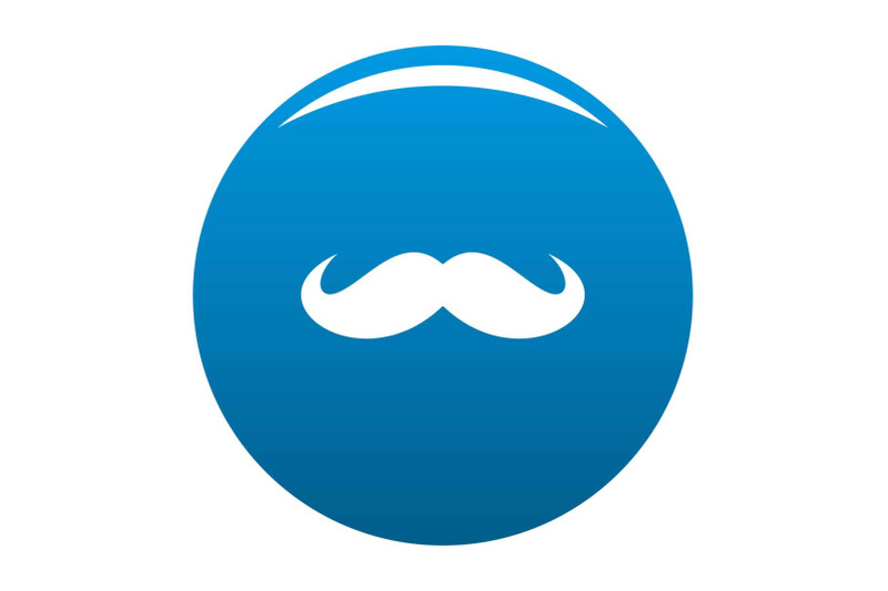 russia-mustache-icon-blue-vector