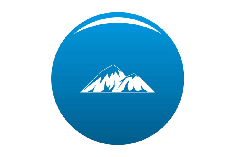 climbing-on-mountain-icon-blue-vector