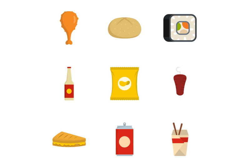 consume-icons-set-flat-style