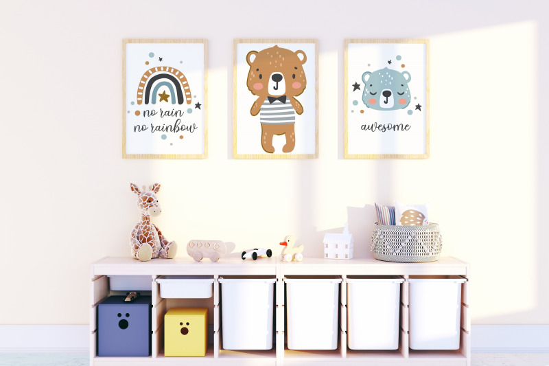 nursery-frame-and-wall-mockup-frame-mockup-wall-art-mockup