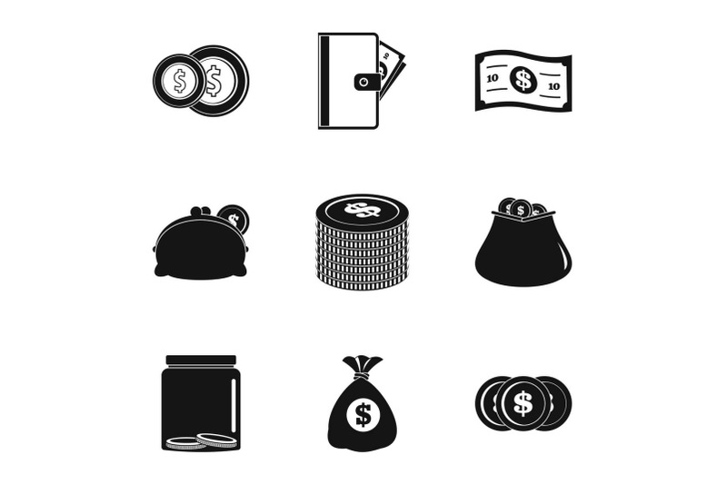 issue-icons-set-simple-style