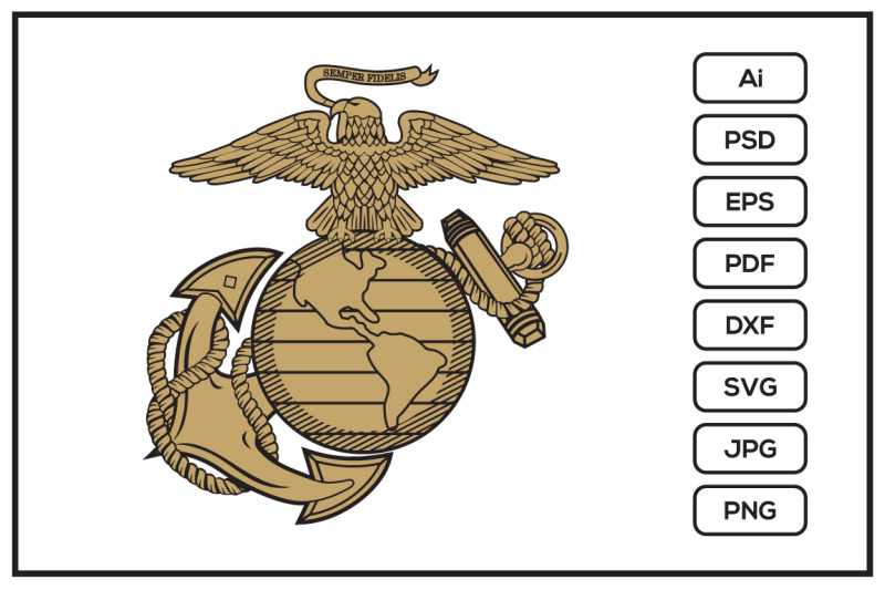 united-state-marine-corps-eagle-globe-and-anchor-ega-design