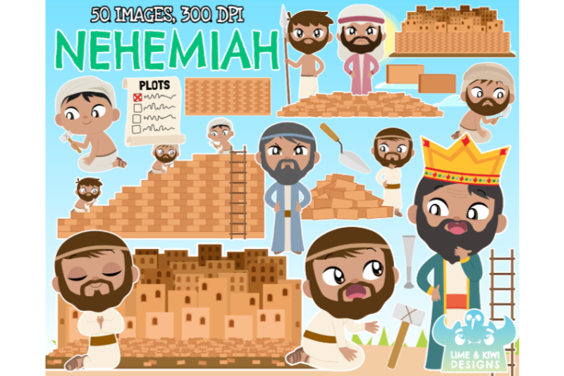 nehemiah-clipart-lime-and-kiwi-designs