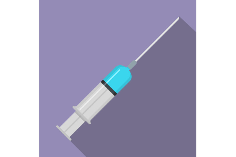 medicine-syringe-icon-flat-style