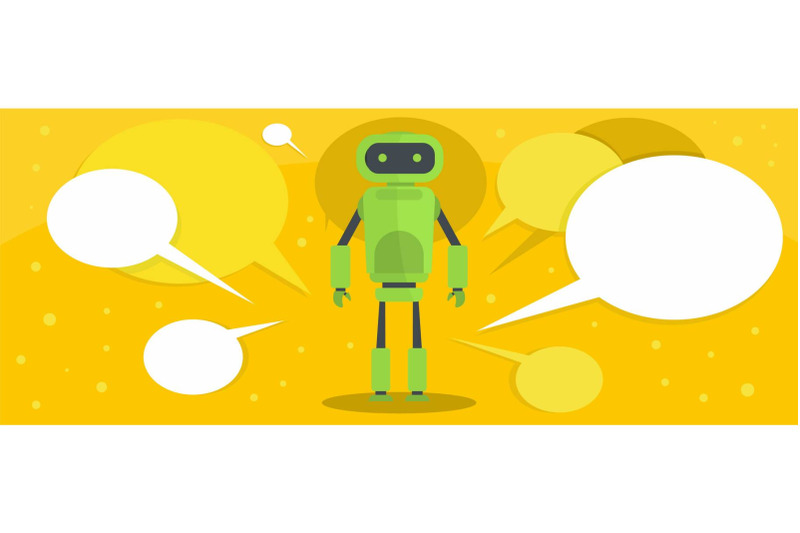 robot-banner-flat-style