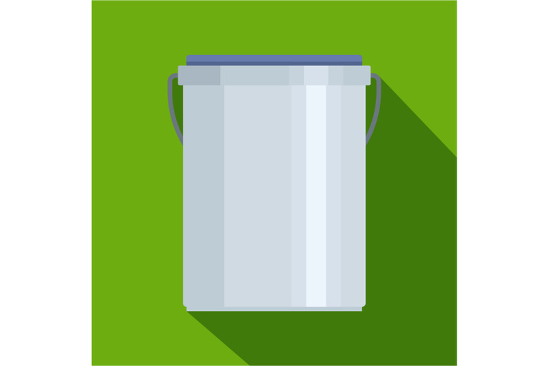 garbage-bucket-icon-flat-style