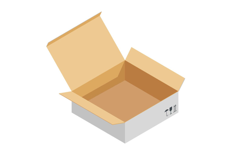 container-icon-isometric-style