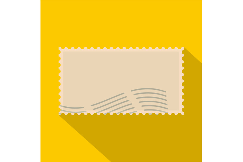 post-stamp-icon-flat-style