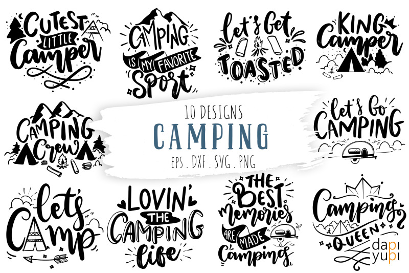 camping-lettering-quotes-bundle