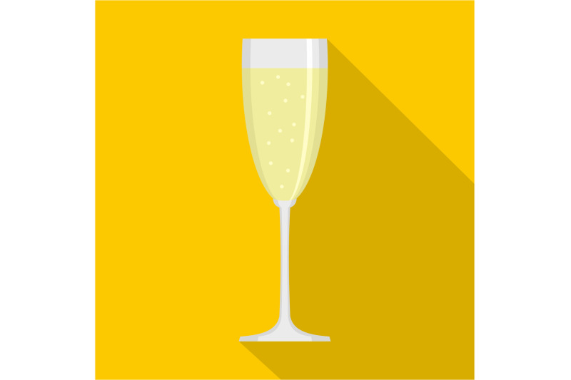 sparkling-champagne-icon-flat-style