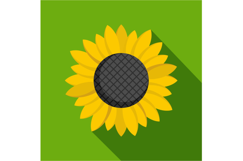 sunflower-seed-icon-flat-style