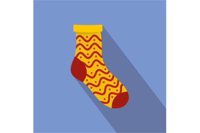 nice-sock-icon-flat-style