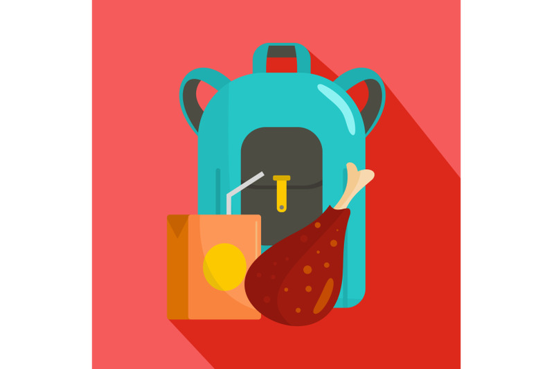 pupil-lunch-icon-flat-style